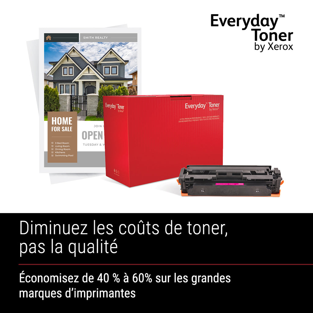 Toner Noir Everyday™ de Xerox compatible avec Brother TN2510XL, Grande capacité