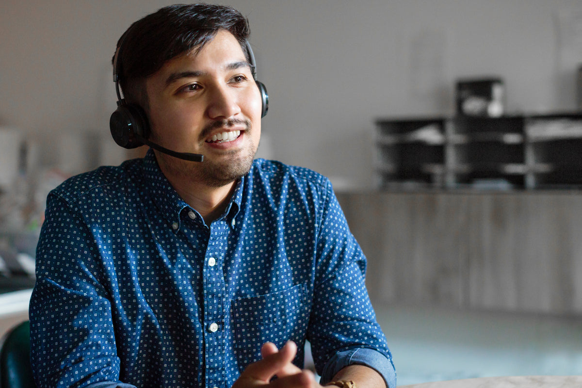 HP Duo UC Casque Sans Fil Stéréo avec Annulation du Bruit