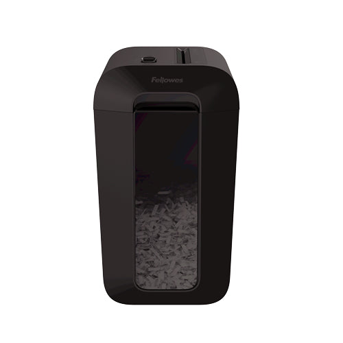 Fellowes LX65 Destructeur de Papier à Coupe Croisée, Noir