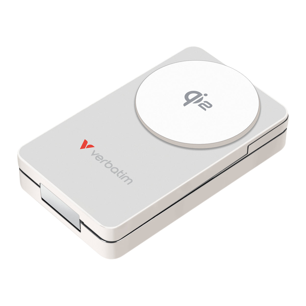 Verbatim 32296 banque d'alimentation électrique Lithium Polymère (LiPo) 10000 mAh Recharge sans fil Blanc