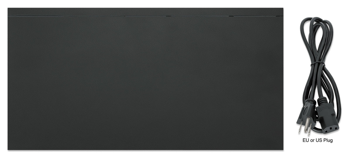 Intellinet Commutateur Réseau Gigabit PoE+ 24 Ports et 2 Ports SFP, Budget 370W, Rack 19"