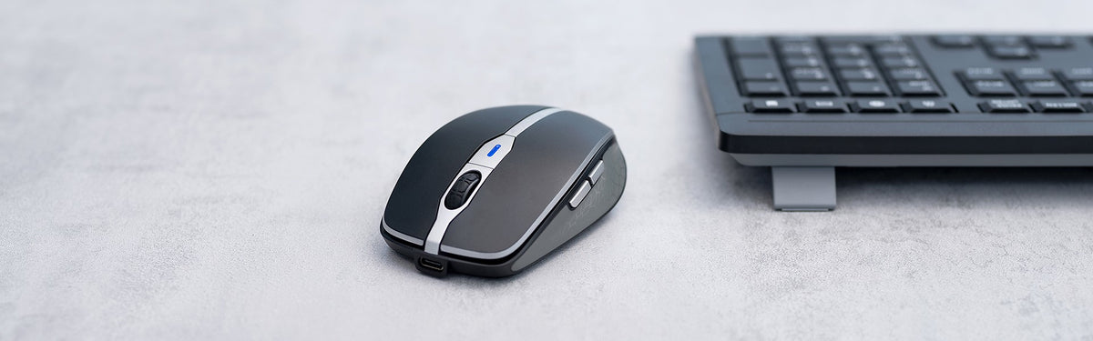 CHERRY MW 9100 souris Bureau Ambidextre RF sans fil + Bluetooth 2400 DPI