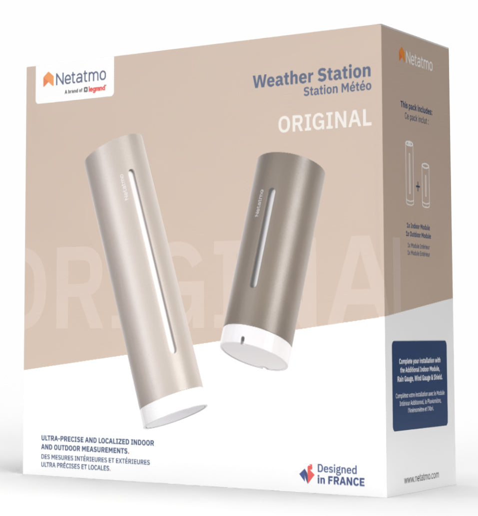 Netatmo NWS-S-EC station météo numérique Marron Wifi