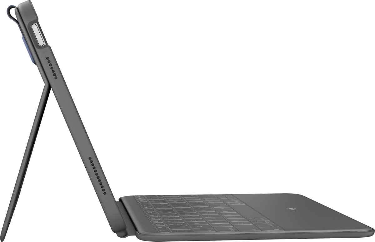 Logitech Rugged Folio Tastatur og folio-kasse Kabling Tysk Apple 10.2-inch iPad Wi-Fi ¦ Apple 10.9-inch iPad Wi-Fi