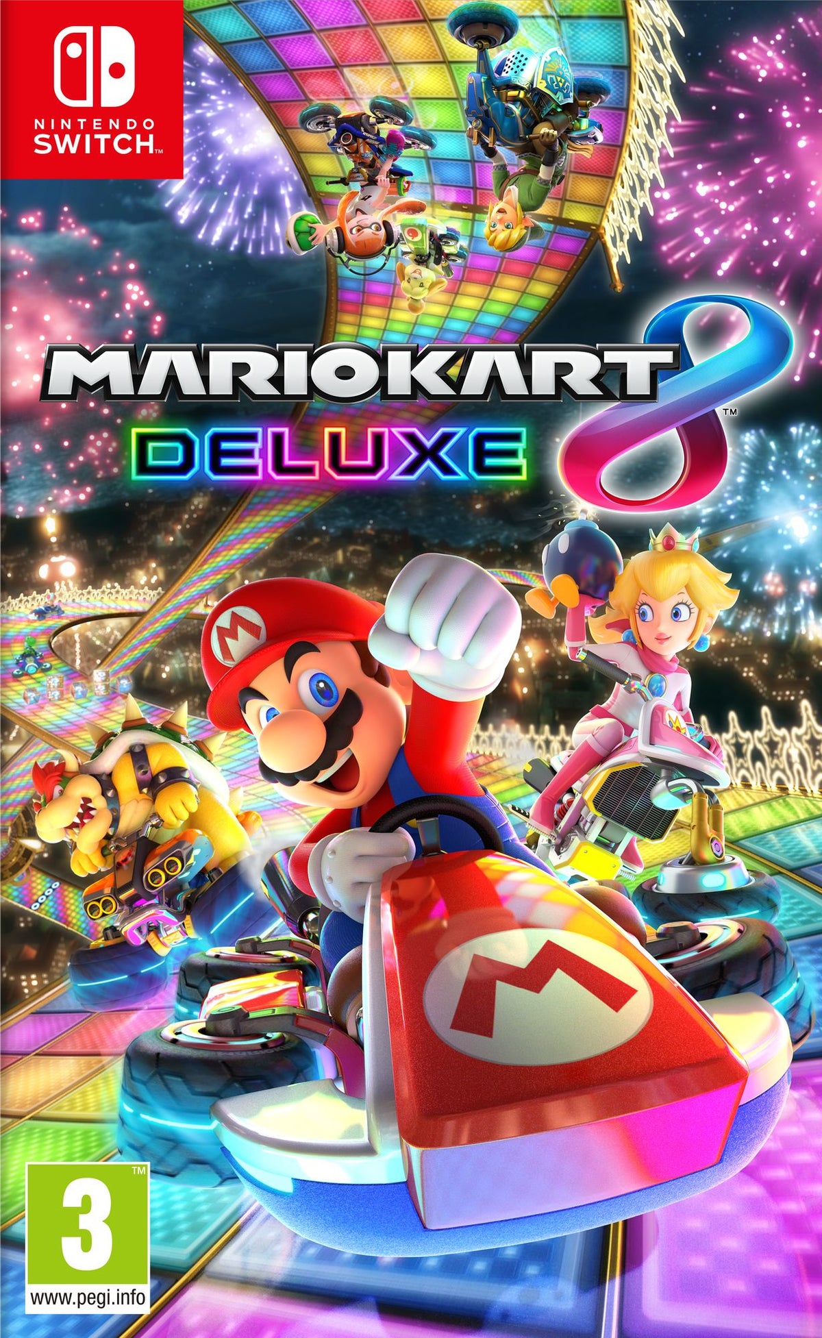 Nintendo Mario Kart 8 Deluxe Standard Allemand, Anglais, Français, Italien, Japonais, Néerlandais, Portugais, Russe Nintendo Switch