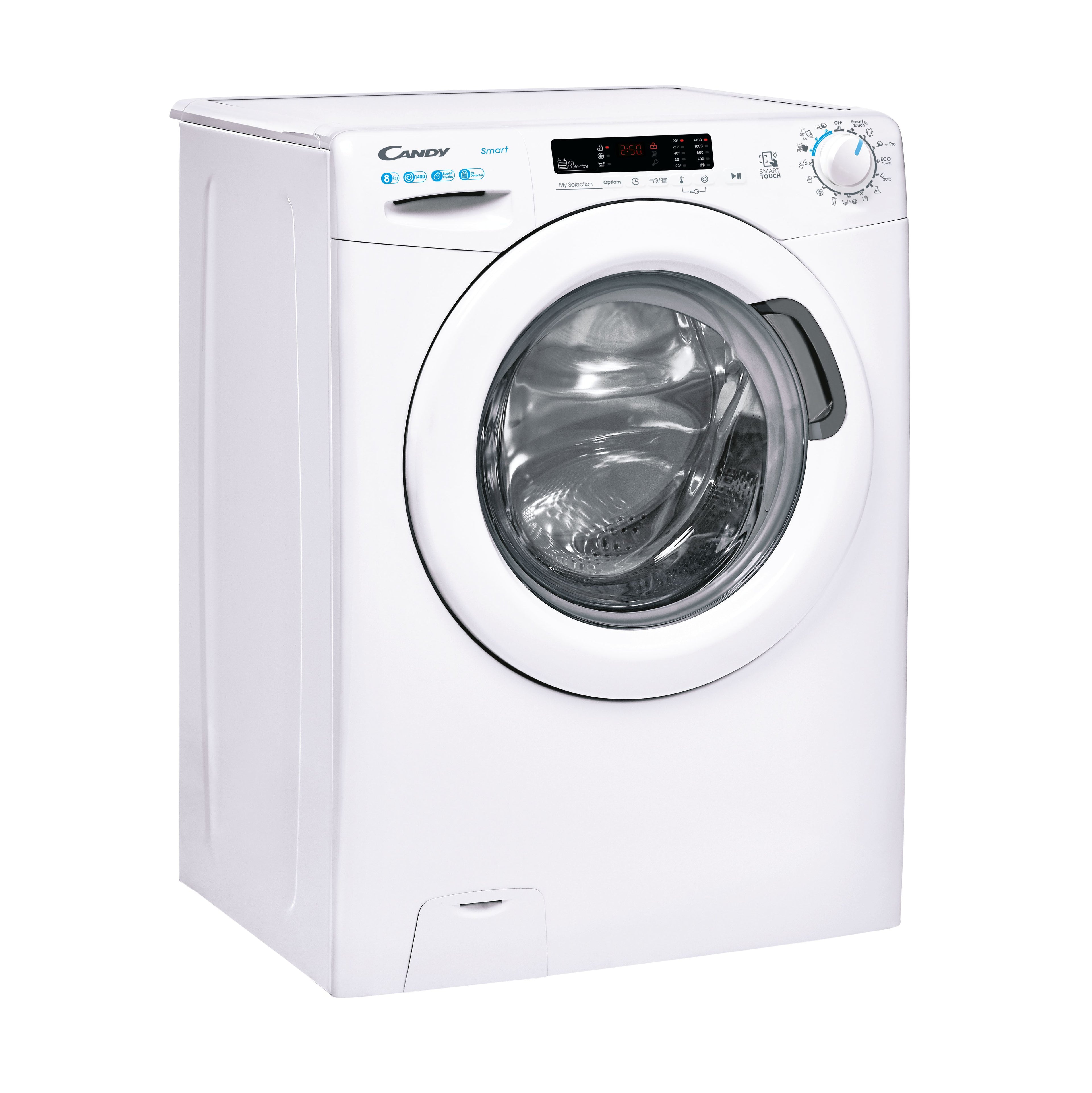 Candy Smart CS1482DW4/1-S machine à laver Charge avant 8 kg 1400 tr/min Blanc