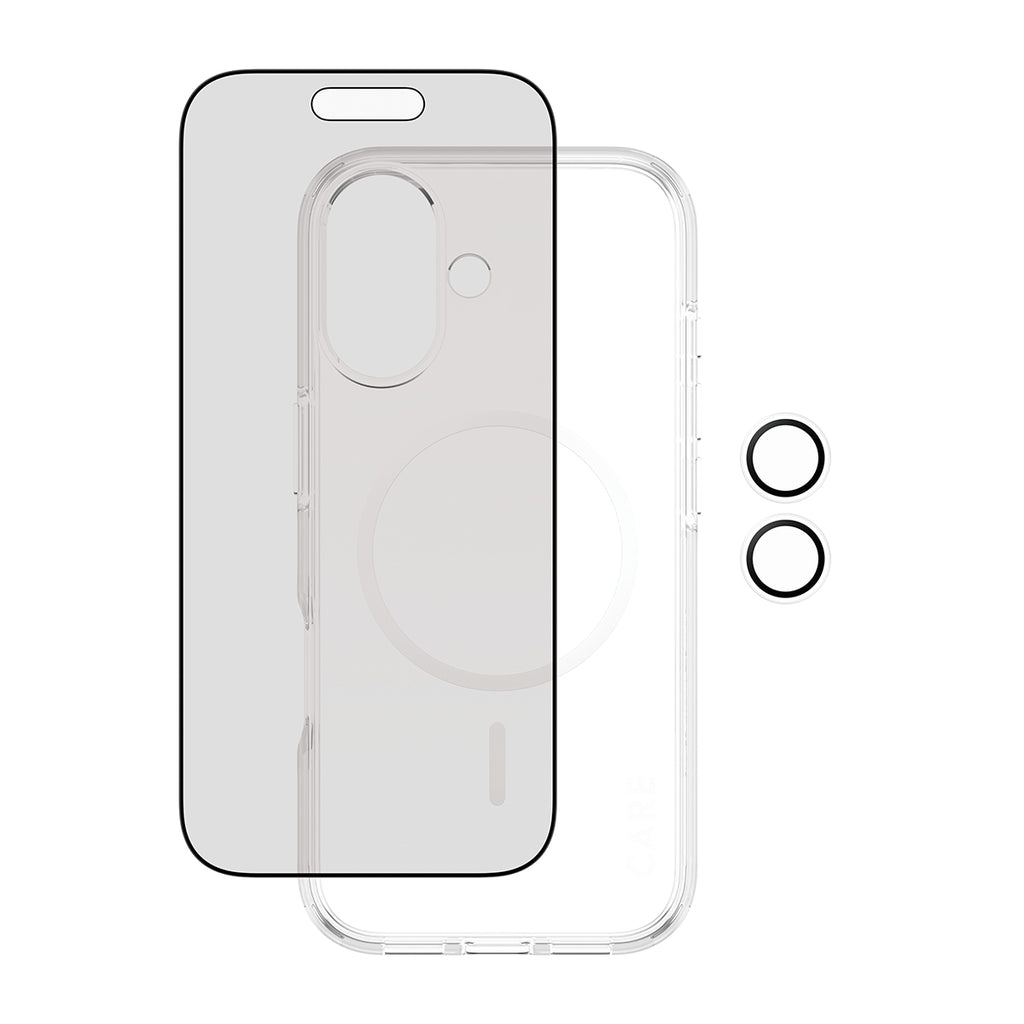 PanzerGlass ® | CARE by ® 3-in-1 Flagship Privacy Bundle iPhone 17 Protection d'écran transparent Apple 1 pièce(s)
