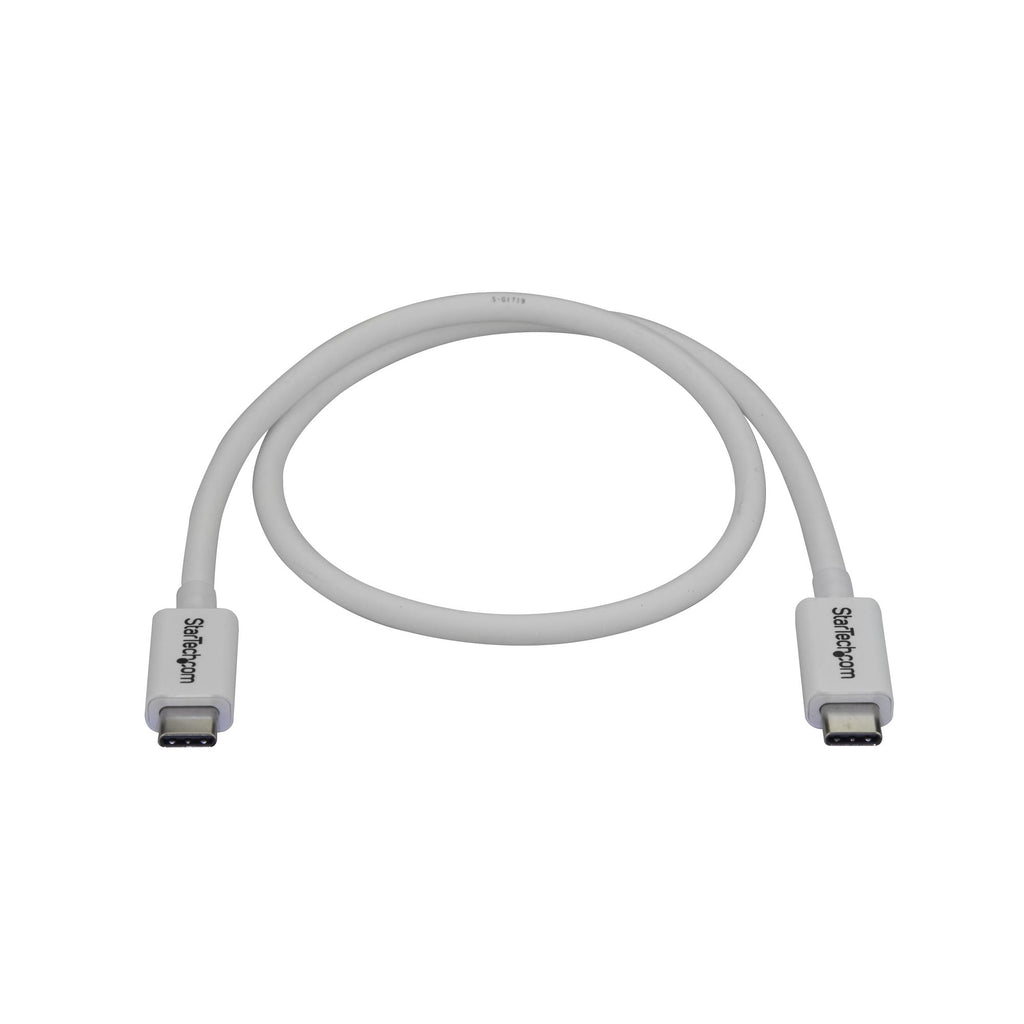 StarTech.com Câble Thunderbolt 3 50 cm 40 Gb/s Blanc