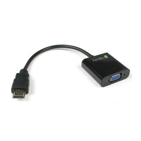 Câble Vidéo et Adaptateur HDMI vers VGA (D-Sub) Noir, IDATA-HDMI-VGA2