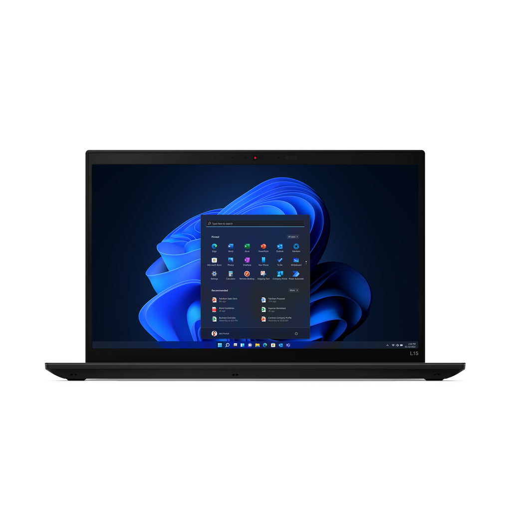 Lenovo ThinkPad L15 Gen 3 (Intel) Intel® Core™ i5 i5-1235U Ordinateur portable 39,6 cm (15.6") Full HD 16 Go DDR4-SDRAM 512 Go SSD Wi-Fi 6 (802.11ax) Windows 11 Pro Allemand Noir