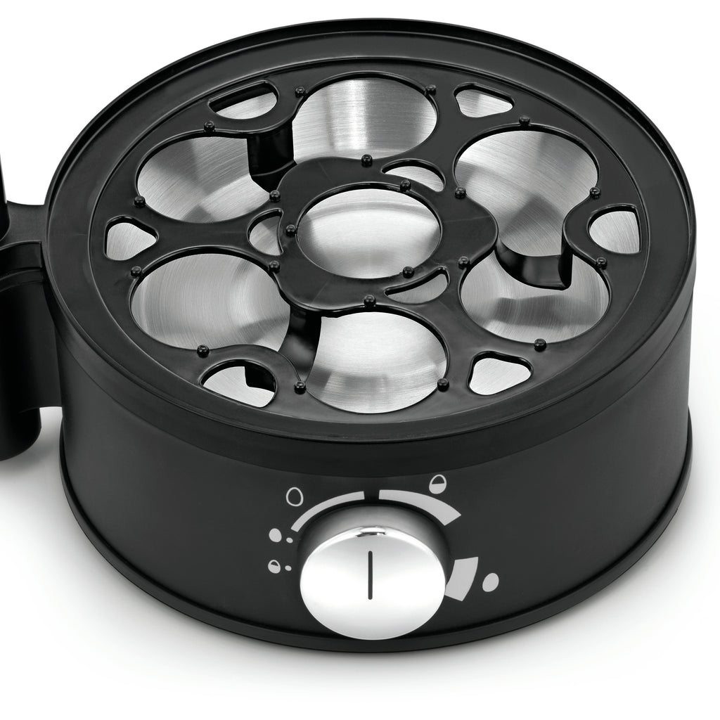 WMF Stelio 0415070011 7 œufs 380 W Noir, Chrome