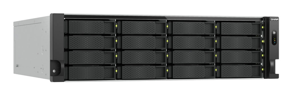 QNAP TS-H1677AXU-RP Serveur de stockage Rack (3 U) AMD Ryzen™ 7 7745 32 Go DDR5 0 To QNAP QTS Noir, Gris