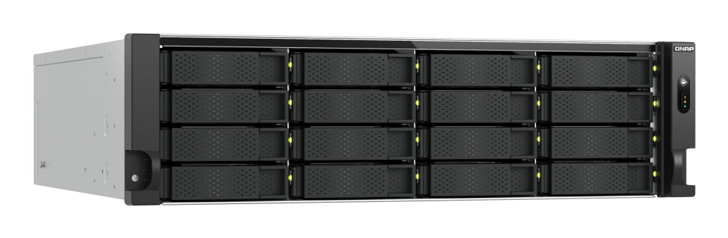QNAP TS-H1677AXU-RP Serveur de stockage Rack (3 U) AMD Ryzen™ 7 7745 32 Go DDR5 0 To QNAP QTS Noir, Gris
