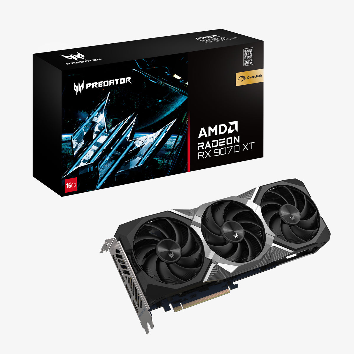 Acer Predator BiFrost Radeon RX 9070 XT OC 16 Go GDDR6
