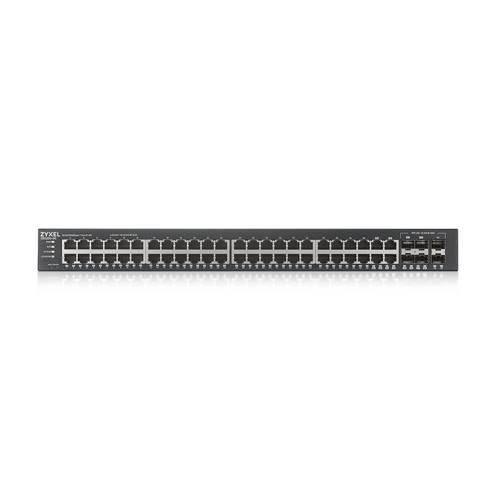 Zyxel GS2220-50-EU0101F commutateur réseau Géré L2 Gigabit Ethernet (10/100/1000) Noir