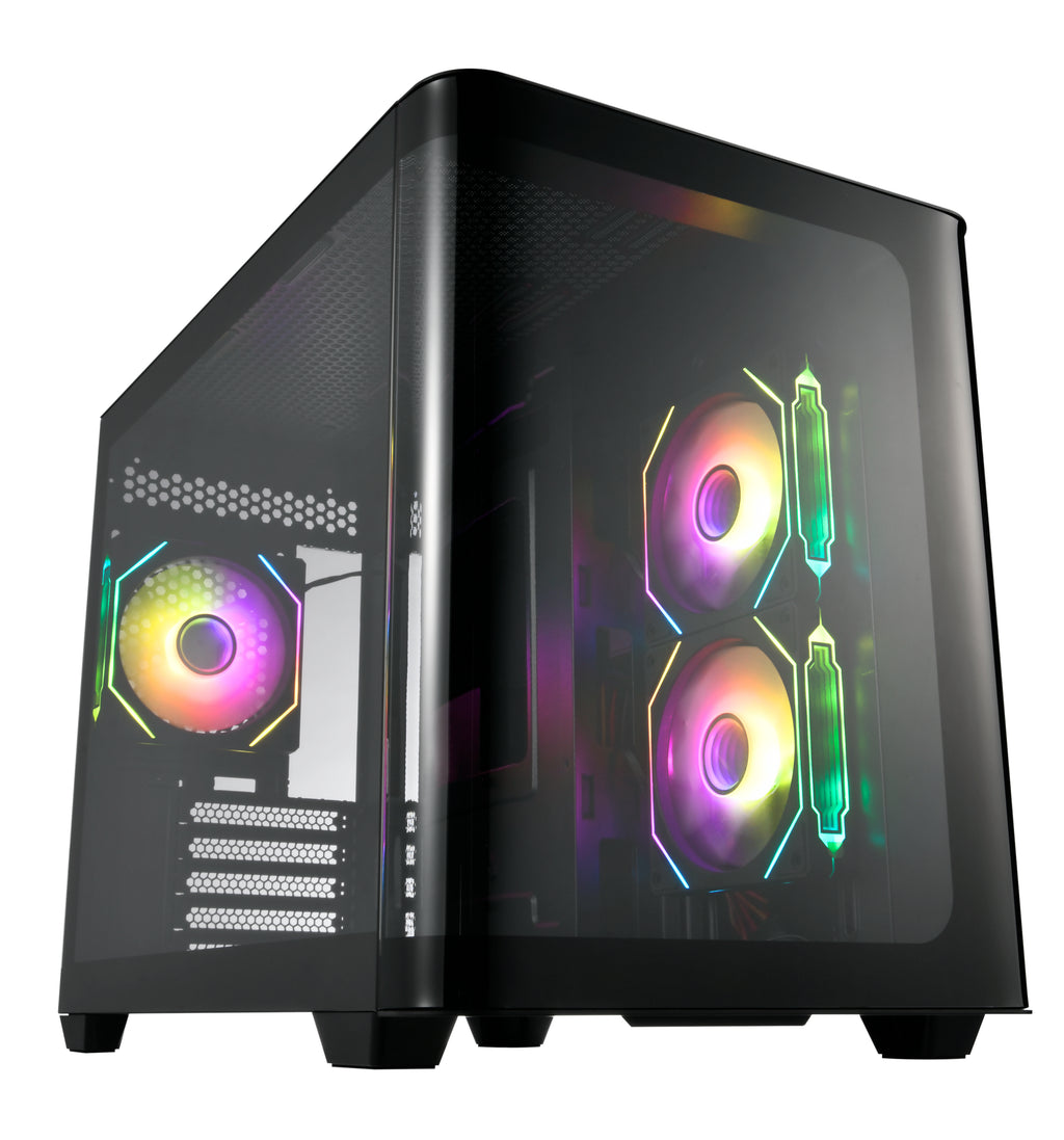FSP S380-BA Micro Tower Noir - vue 2