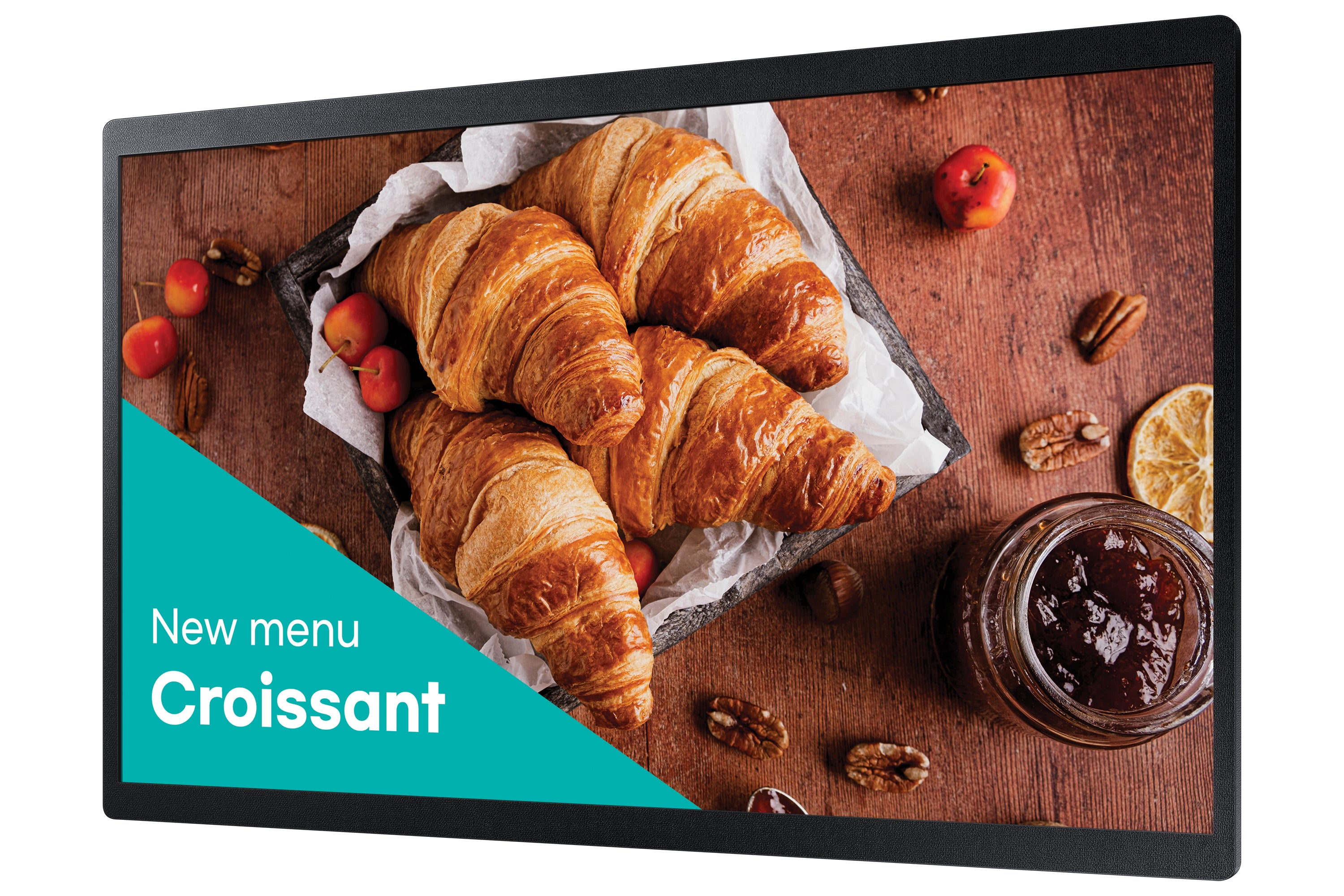 Samsung Samsung QB24C Écran plat de signalisation numérique 61 cm (24") LED Wifi 250 cd/m² Full HD Noir Intégré dans le processeur Tizen 16/7