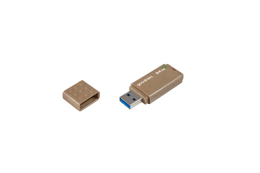 Goodram UME3 Eco Friendly lecteur USB flash 64 Go USB Type-A 3.2 Gen 1 (3.1 Gen 1) Marron - vue 4