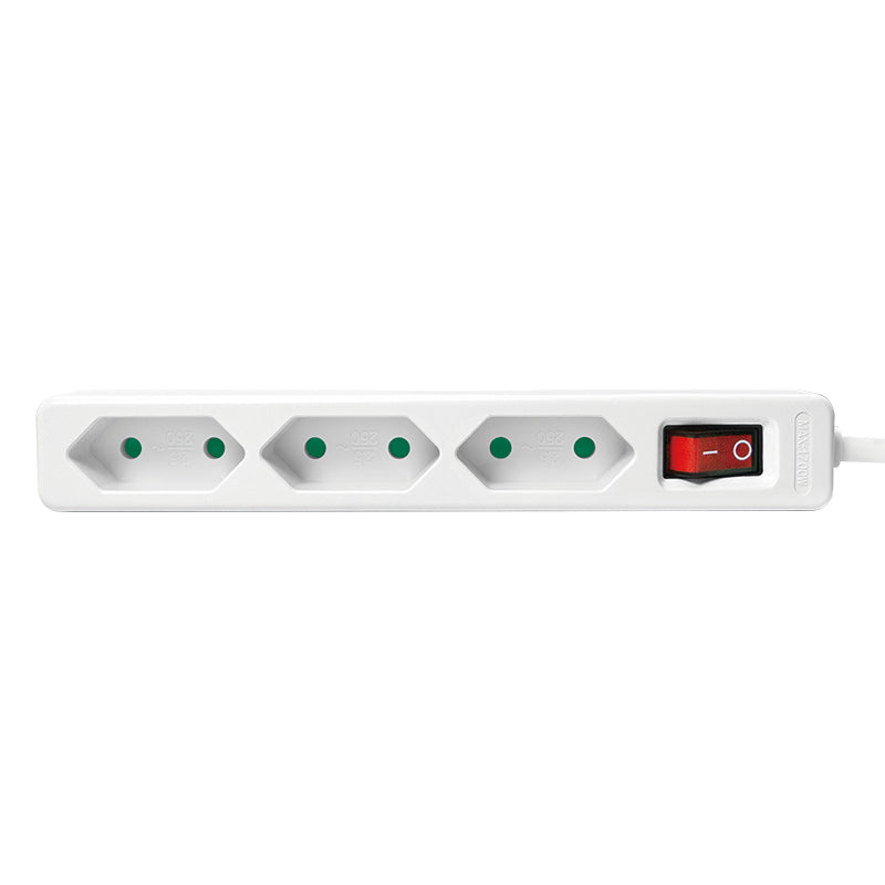 LogiLink LPS230 multiprise 1,5 m 3 sortie(s) CA Intérieure Blanc