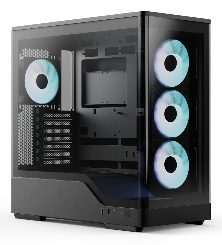 Aerocool P500A-BK Midi Tower Noir