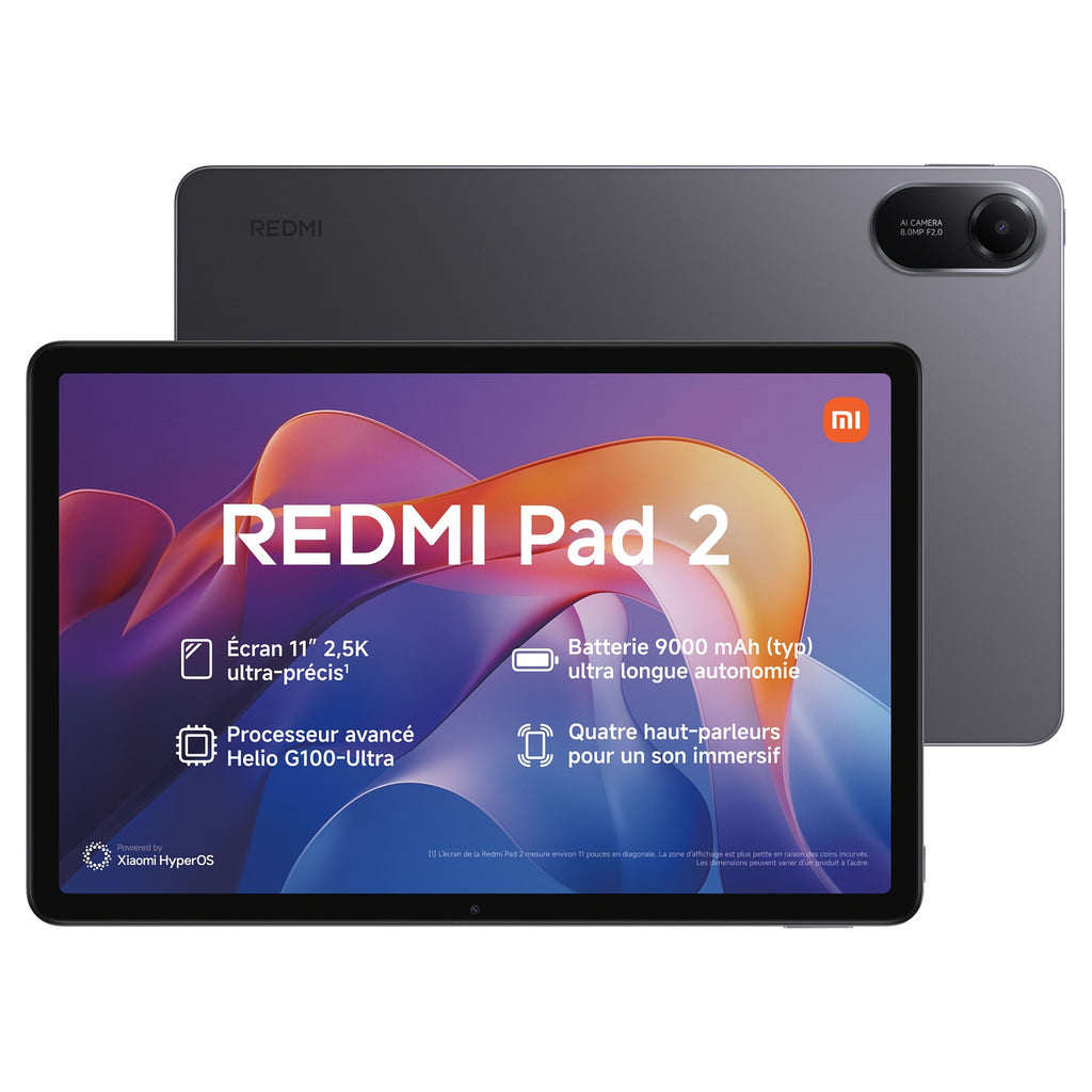 Xiaomi Tablette tactile Redmi Pad 2 11'' 256 Go Gris