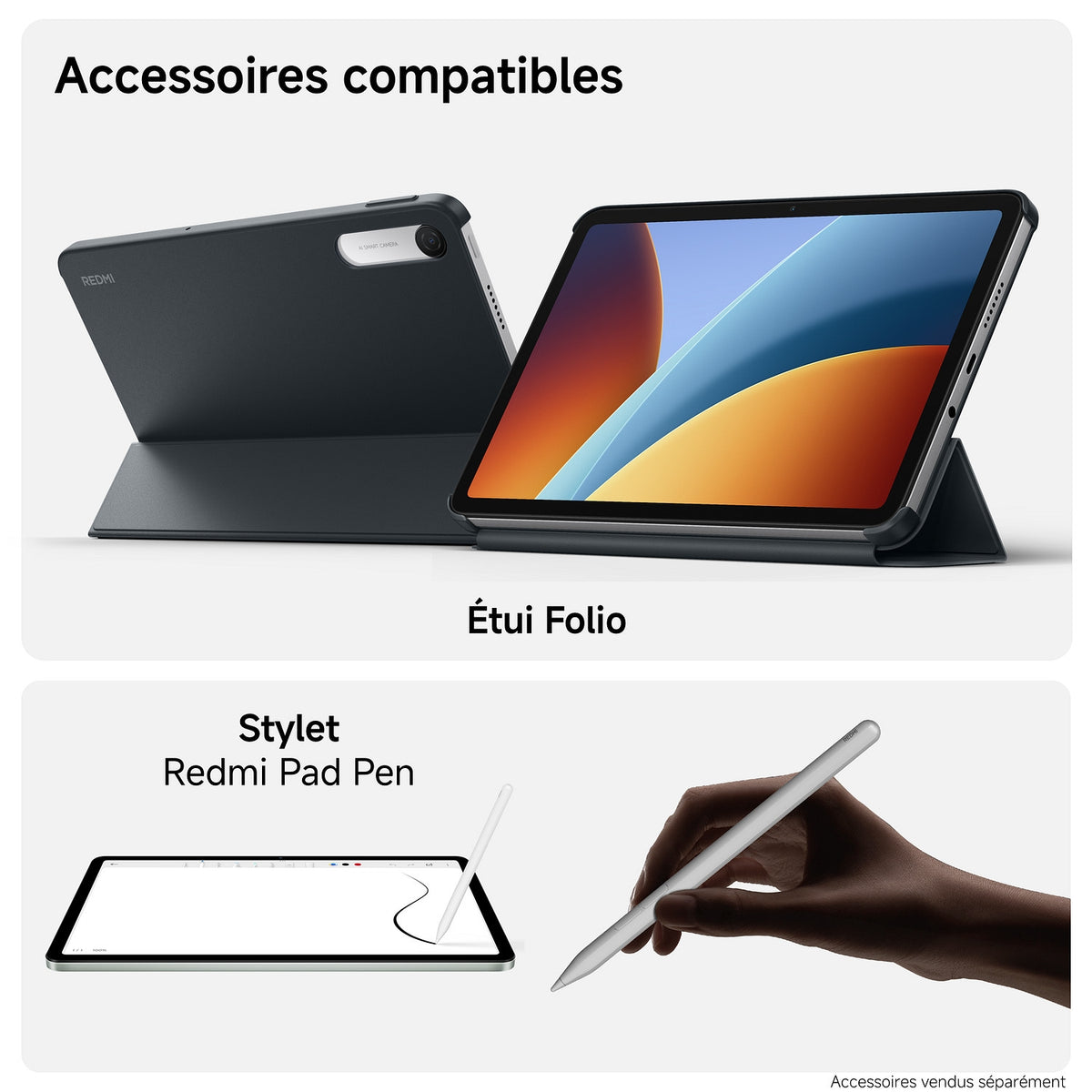 Xiaomi Tablette tactile Redmi Pad 2 9,7'' 64 Go Gris