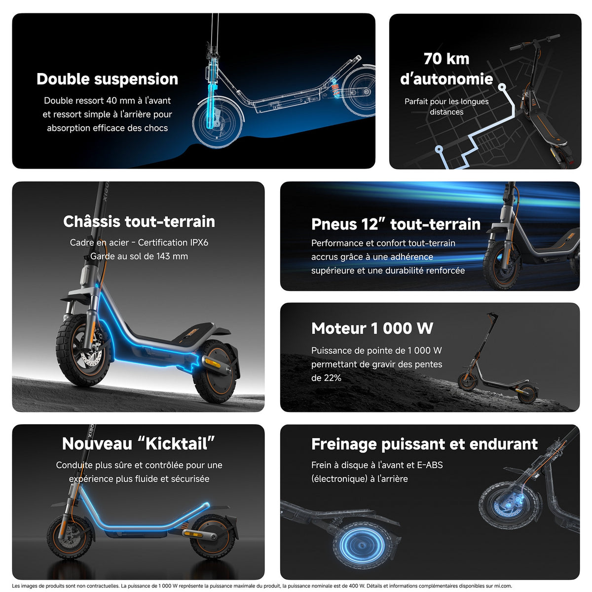 Xiaomi Trottinette électrique Scooter 6 Pro