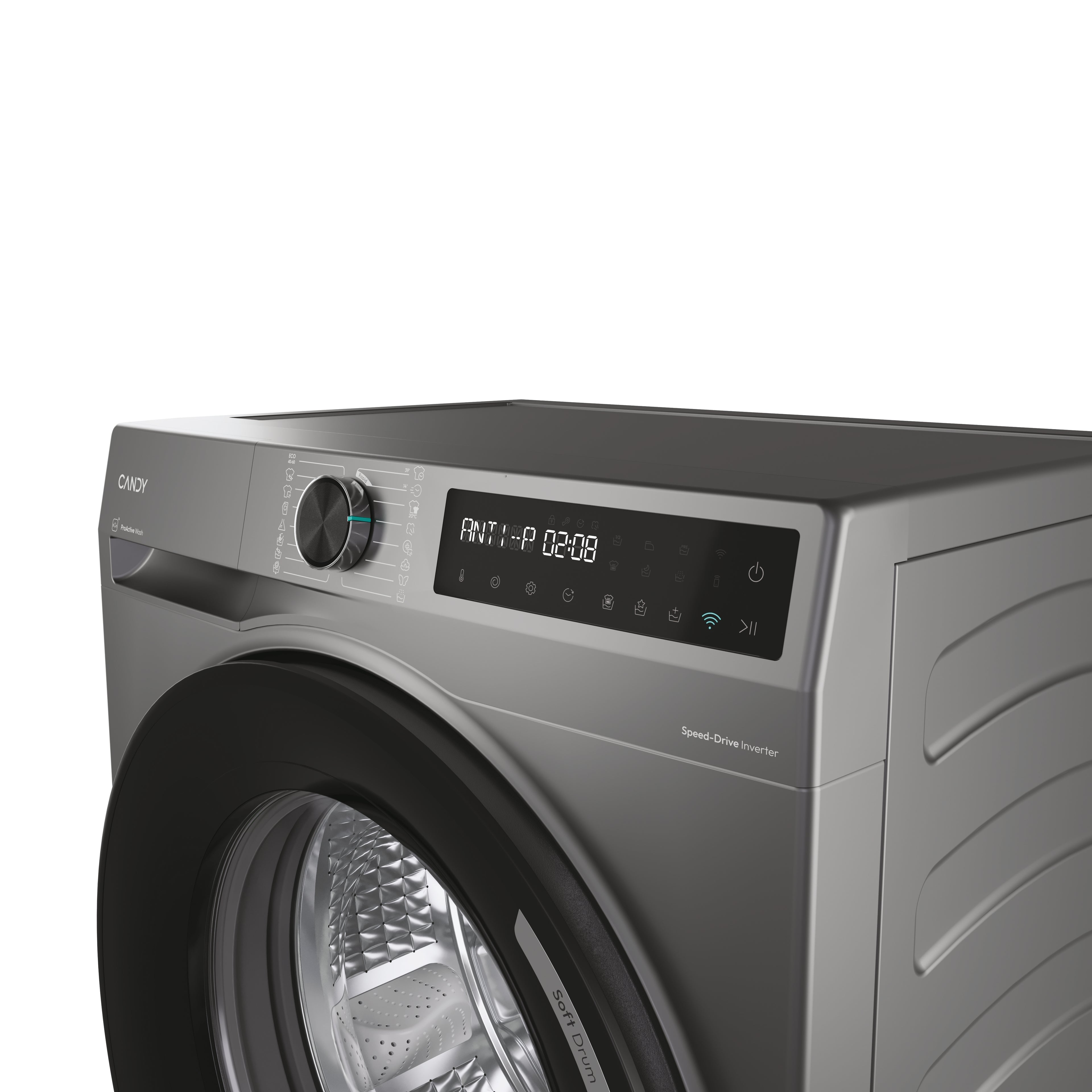 Candy BR 47SBL8G-S machine à laver Charge avant 7 kg 1400 tr/min Gris