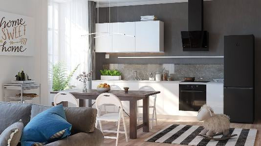 Gorenje WHI6SYB Montée au mur Noir 650 m³/h