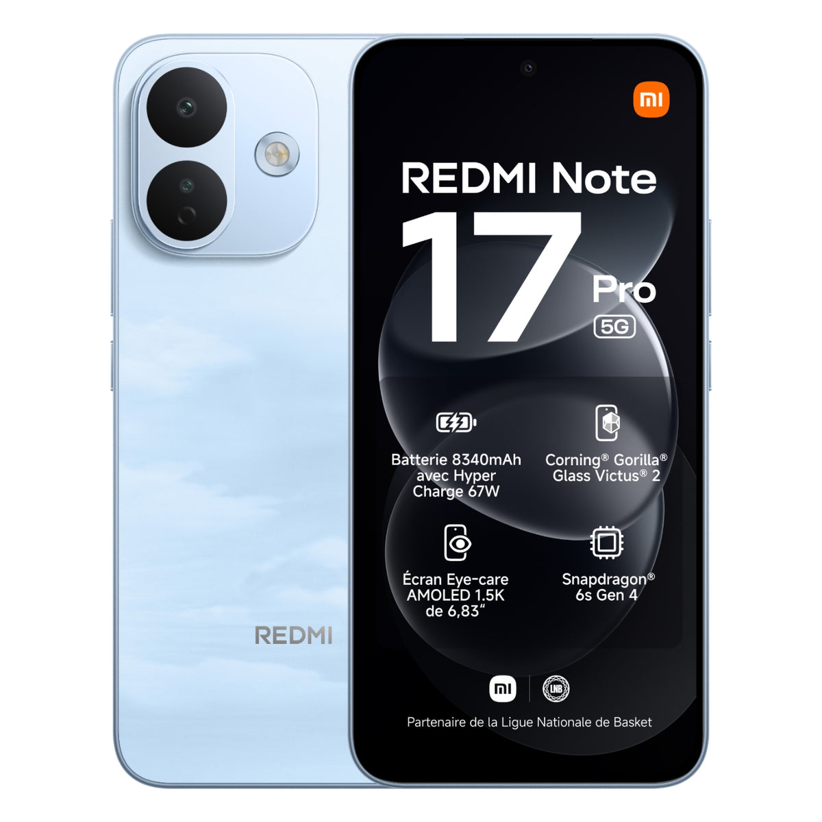 Xiaomi Smartphone Redmi Note 17 Pro 5G 256 Go - Bleu