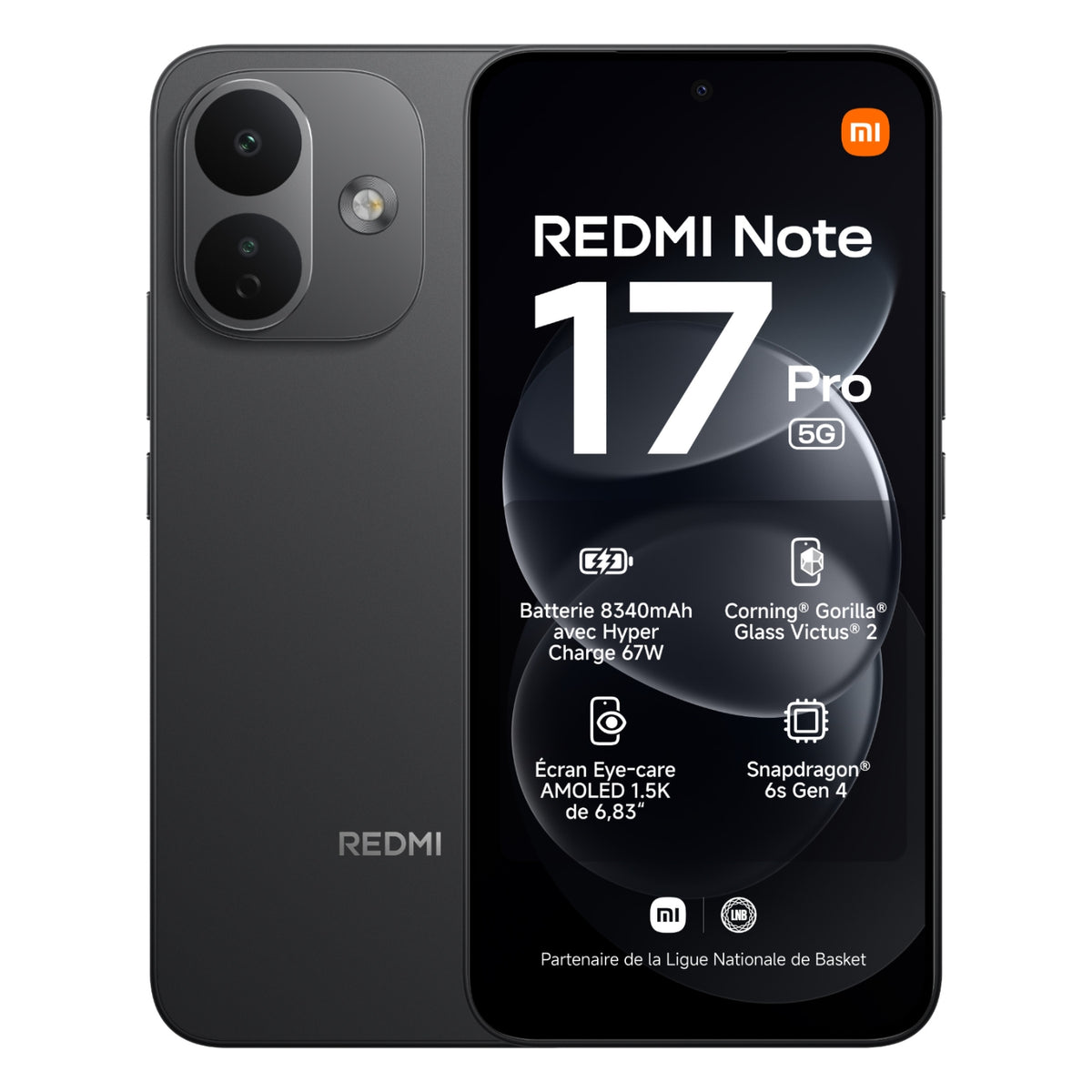 Xiaomi Smartphone Redmi Note 17 Pro 5G 256 Go Noir