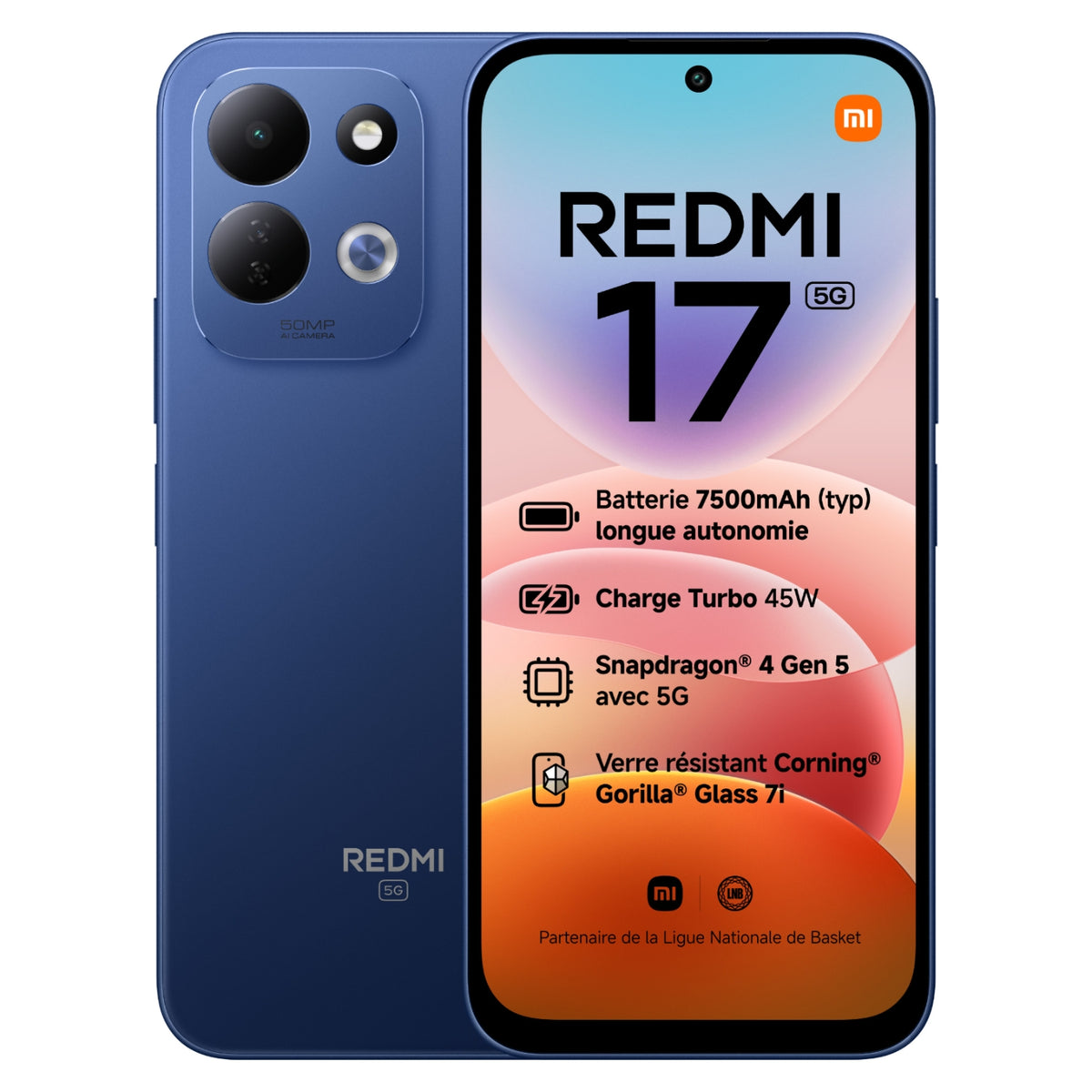 Xiaomi Smartphone Redmi 17 5G 128 Go Bleu