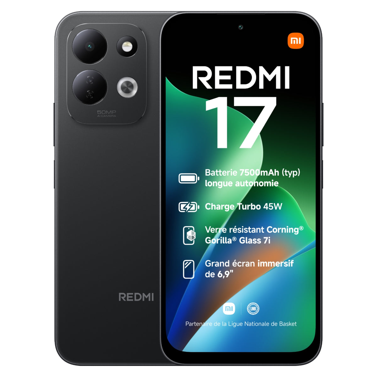 Xiaomi Smartphone Redmi 17 128 Go Noir