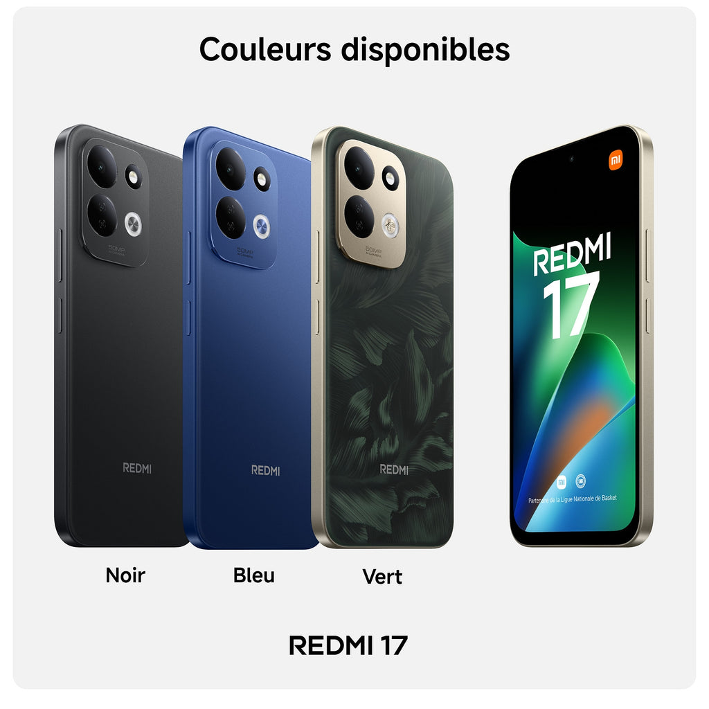 Xiaomi Smartphone Redmi 17 128 Go Noir
