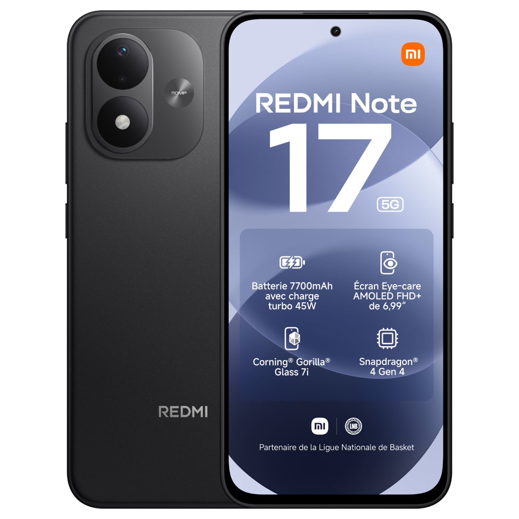 Xiaomi Smartphone Redmi Note 17 128 Go Noir