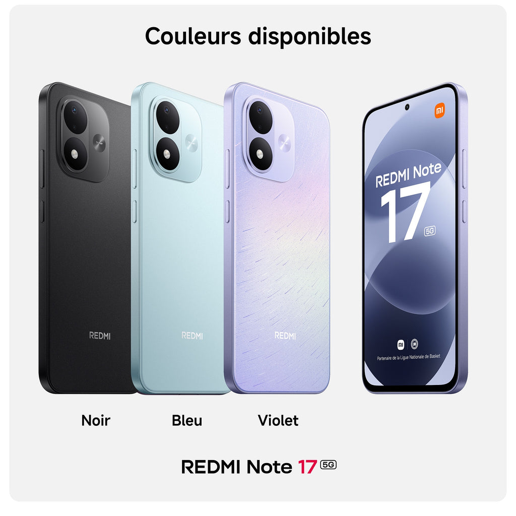 Xiaomi Smartphone Redmi Note 17 128 Go Noir
