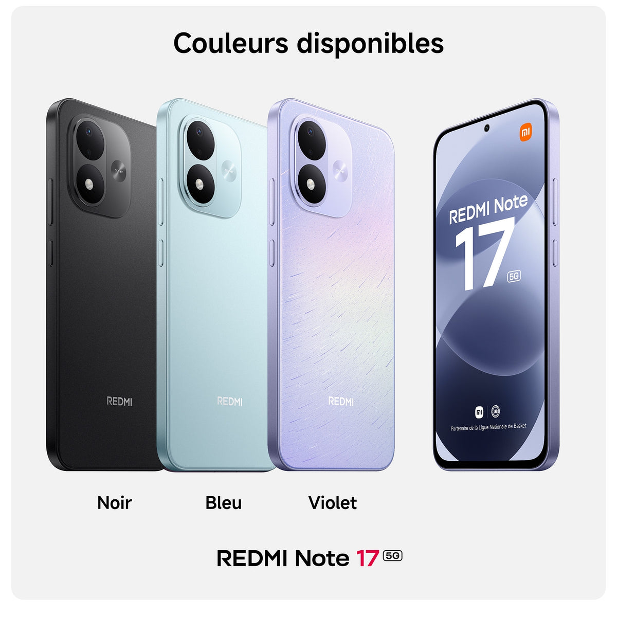 Xiaomi Smartphone Redmi Note 17 128 Go Noir