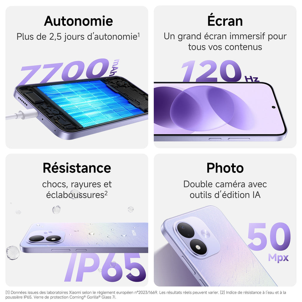 Xiaomi Smartphone Redmi Note 17 128 Go Noir