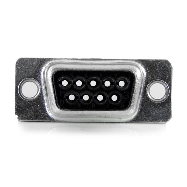 StarTech.com Adapteur Modulaire DB9 Mâle vers RJ45 Femelle Noir - DB9 à RJ45 M/F