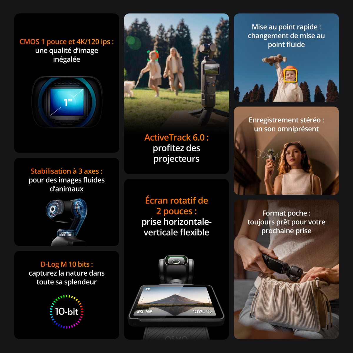 DJI Caméra sportive Osmo Pocket 3