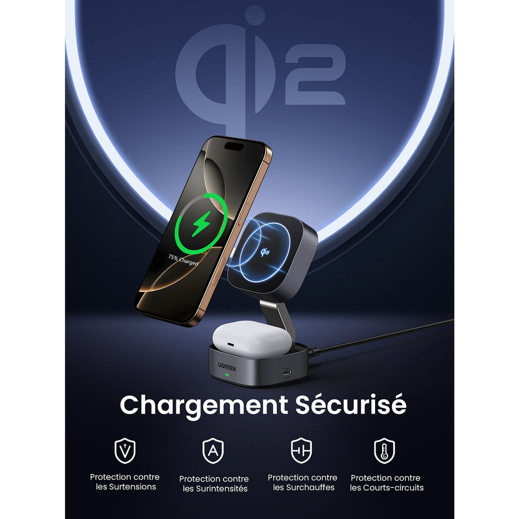 Ugreen Chargeur à induction 15W