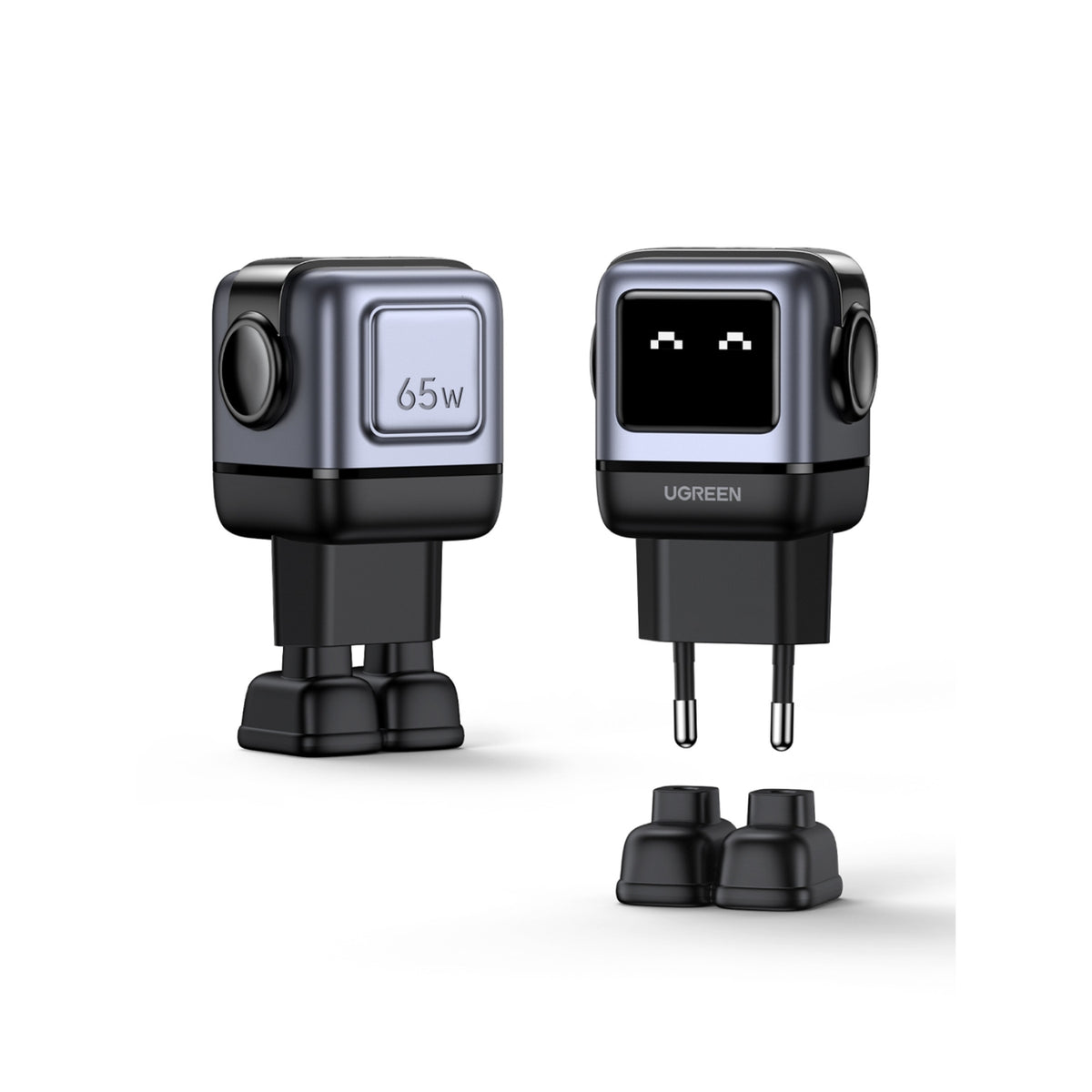 Ugreen Chargeur USB-C et USB triple 65W Power Delivery GaN Nexode Uno