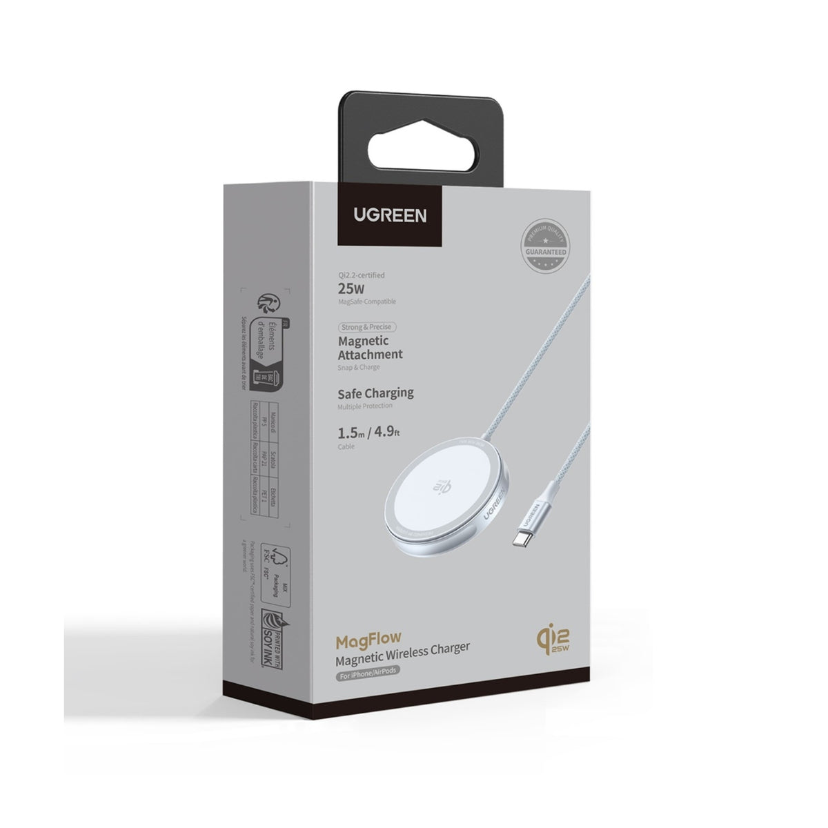 U Green Chargeur Sans-fil Magnétique 25W