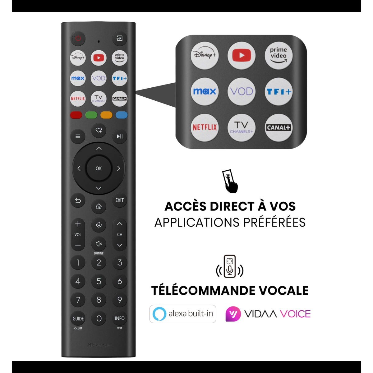 Hisense TV LED 4K 55'' (139 cm) 55A6Q