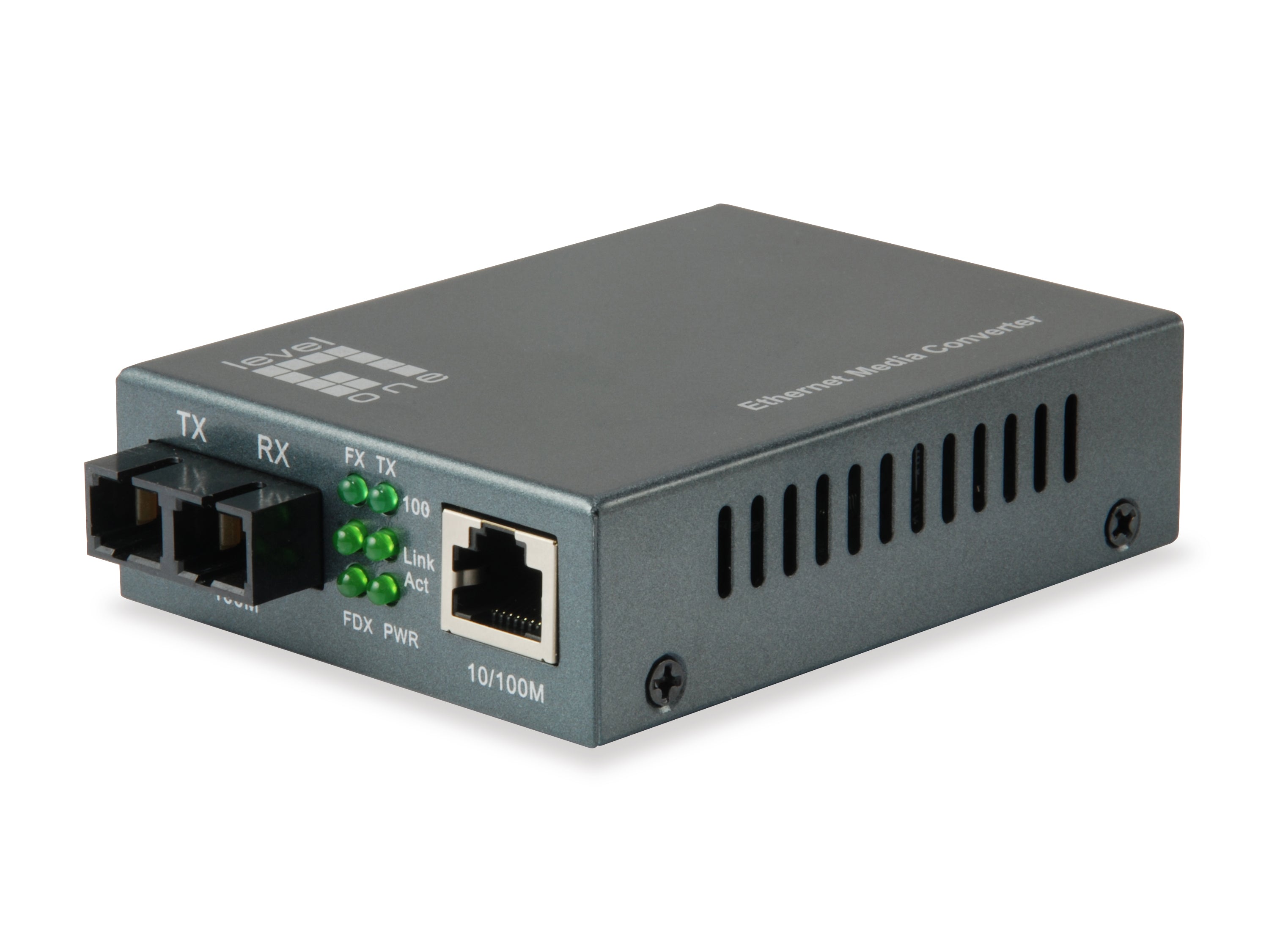 LevelOne FVT-1102 convertisseur de support réseau 100 Mbit/s 1310 nm Monomode Noir