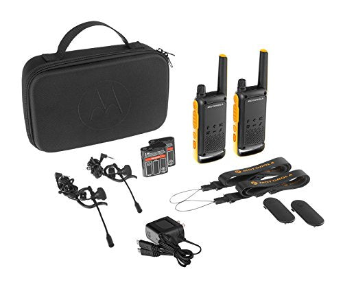 Motorola Talkabout T82 Extreme Twin Pack radio bidirectionnelle 16 canaux Noir, Orange
