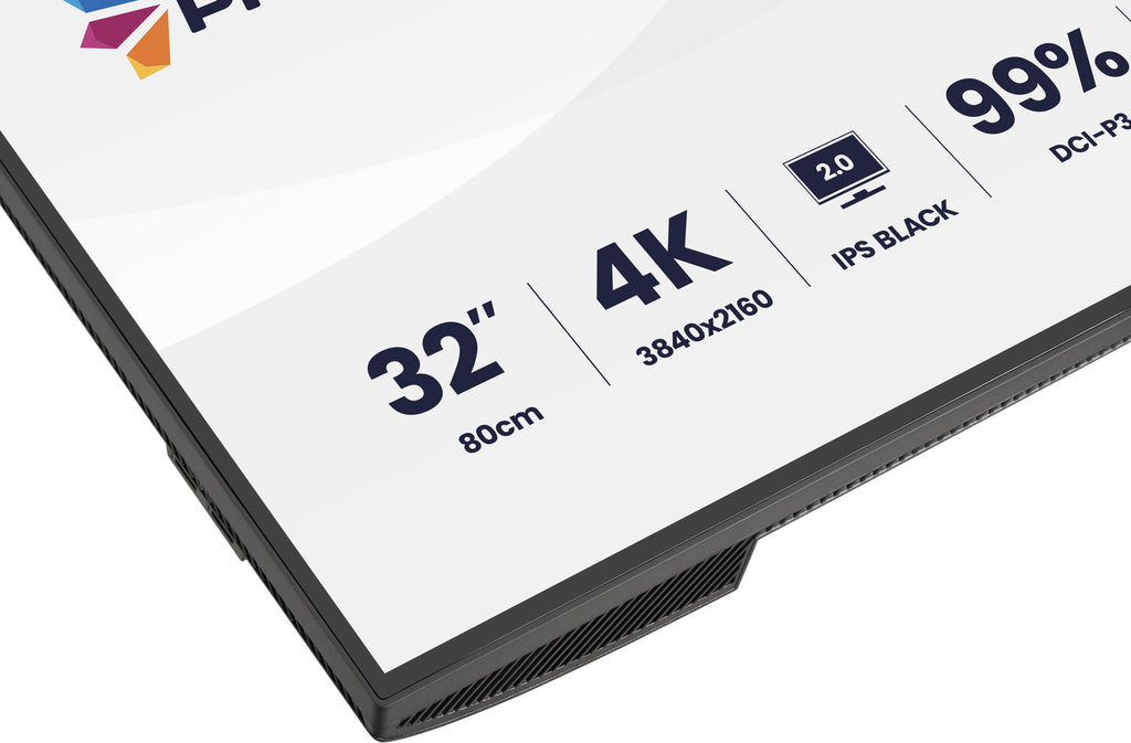 iiyama ProGraphic HB3201UHSNP-B1 écran plat de PC 80 cm (31.5") 3840 x 2160 pixels 4K Ultra HD Noir