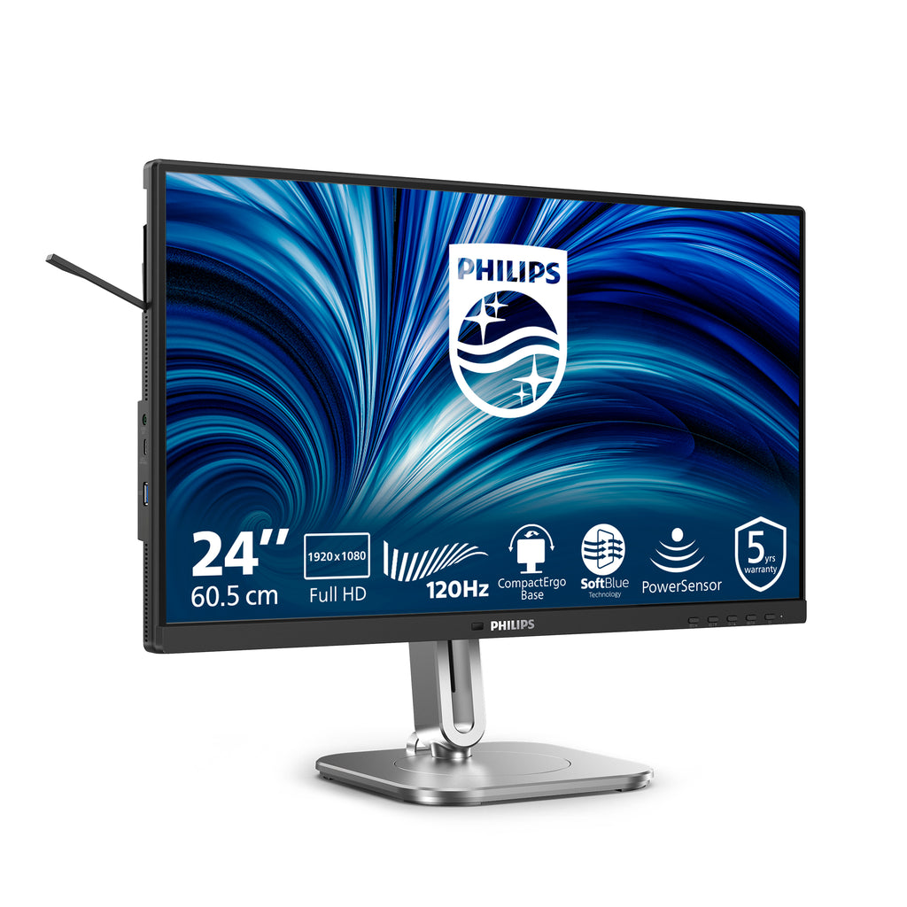 Philips 4000 series 24B2N4200/00 écran plat de PC 60,5 cm (23.8") 1920 x 1080 pixels Full HD LCD Gris - vue 3
