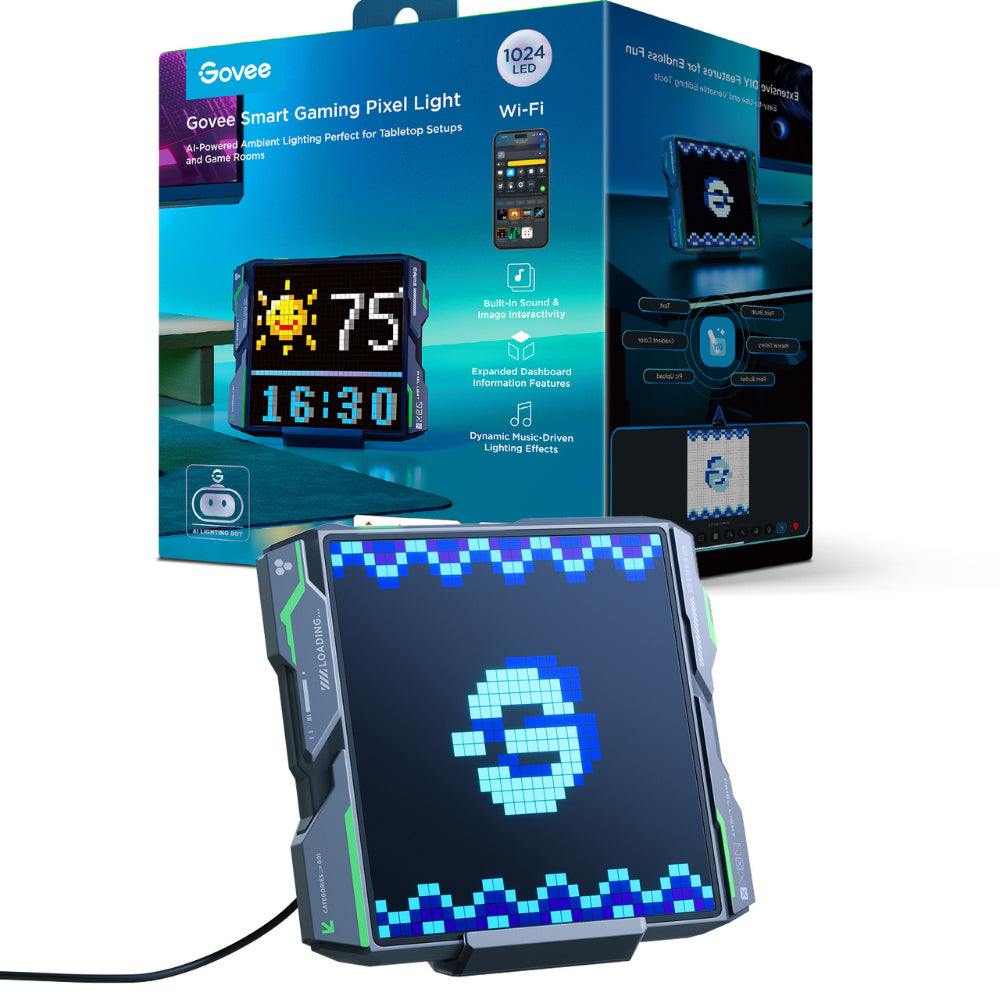Govee Pixel Light Lampe de table intelligente Wi-Fi/Bluetooth