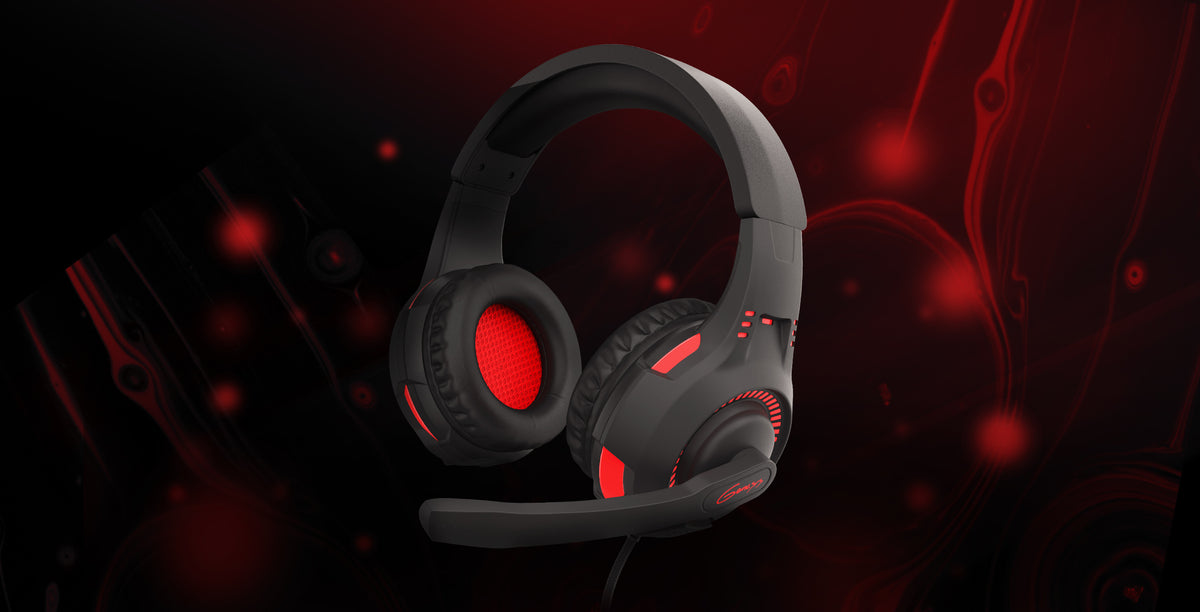 GENESIS Radon 210 Casque Avec fil Arceau Gaming USB Type-A Noir, Rouge - vue 6